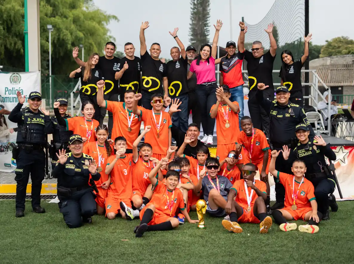 Con broche de oro concluyó el Mundialito de Fútbol con Valores en Pereira
