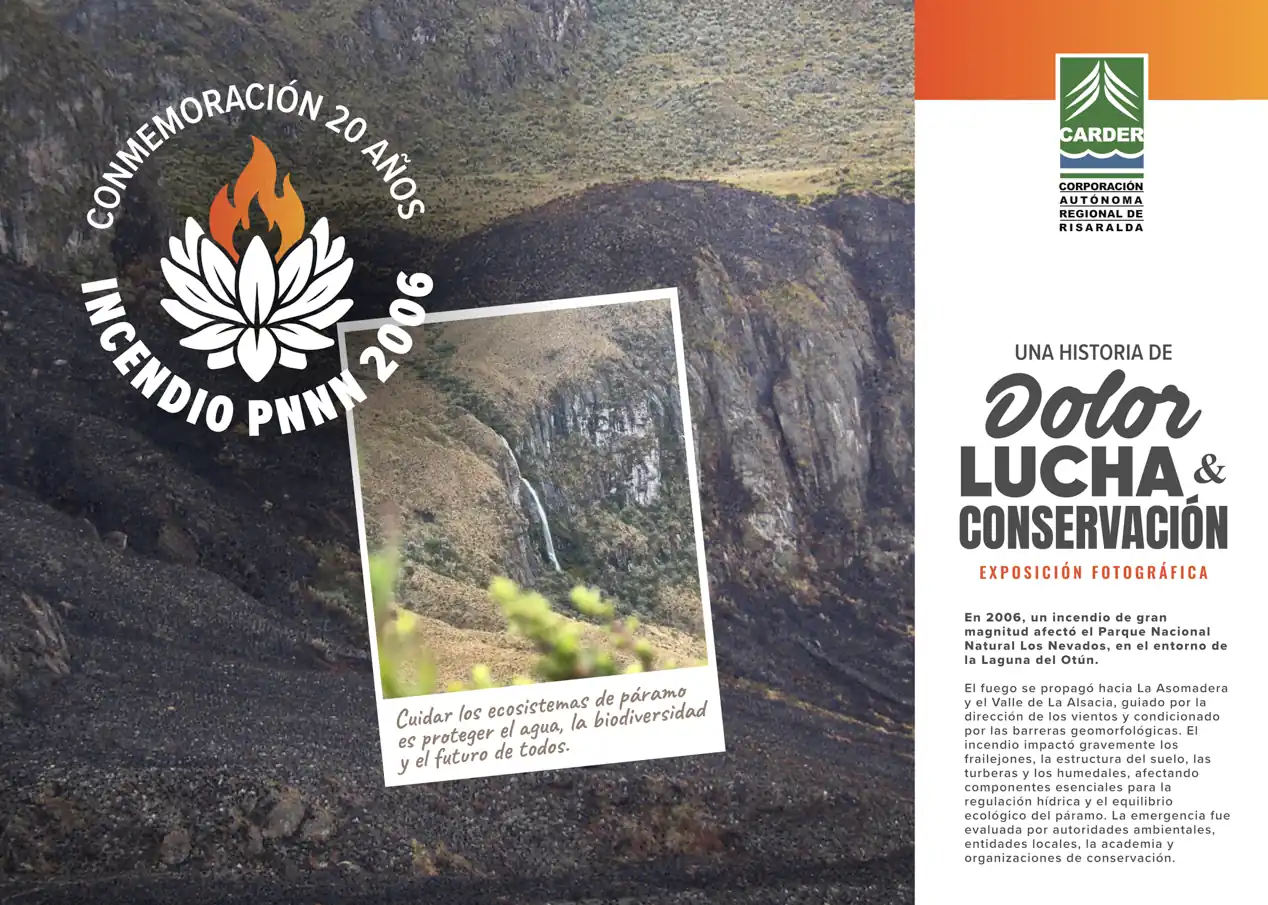 Las huellas del fuego: veinte años del incendio que cambió para siempre el páramo de Los Nevados