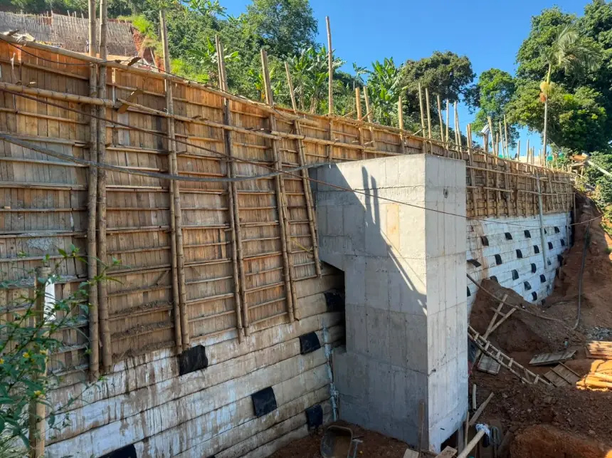 Gobernación de Risaralda reporta un 85% de avance en la recuperación vial del sector La Quiebra, en la vía Cachipay-Balboa