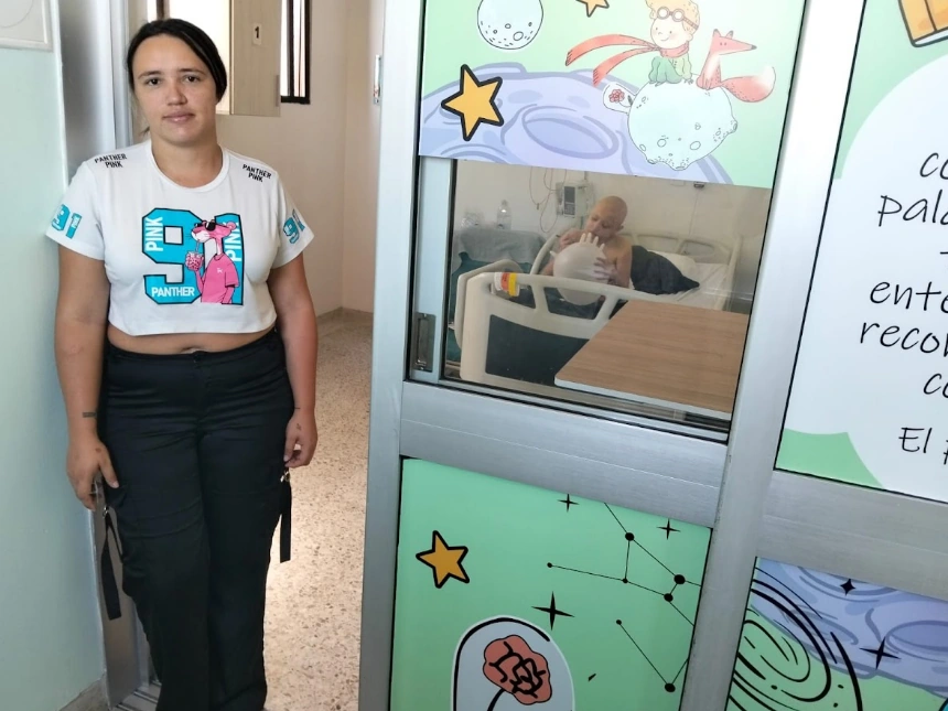 De manera satisfactoria avanza el proceso de recuperación de Salomé en el San Jorge