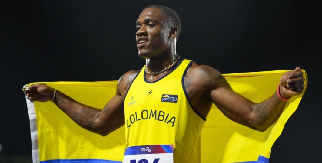 El atleta más rápido de los Centroamericanos es colombiano: ¡Ronal Longa, oro en los 100 metros!