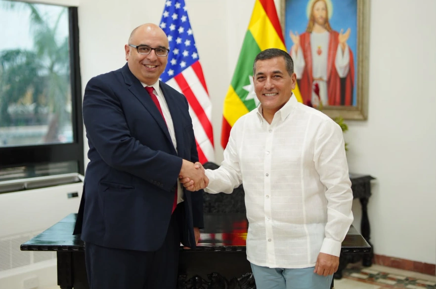 Alcalde Dumek Turbay se reúne con nuevo embajador de Estados Unidos para priorizar la lucha contra la trata de personas con el apoyo del Gobierno del presidente De La Espriella