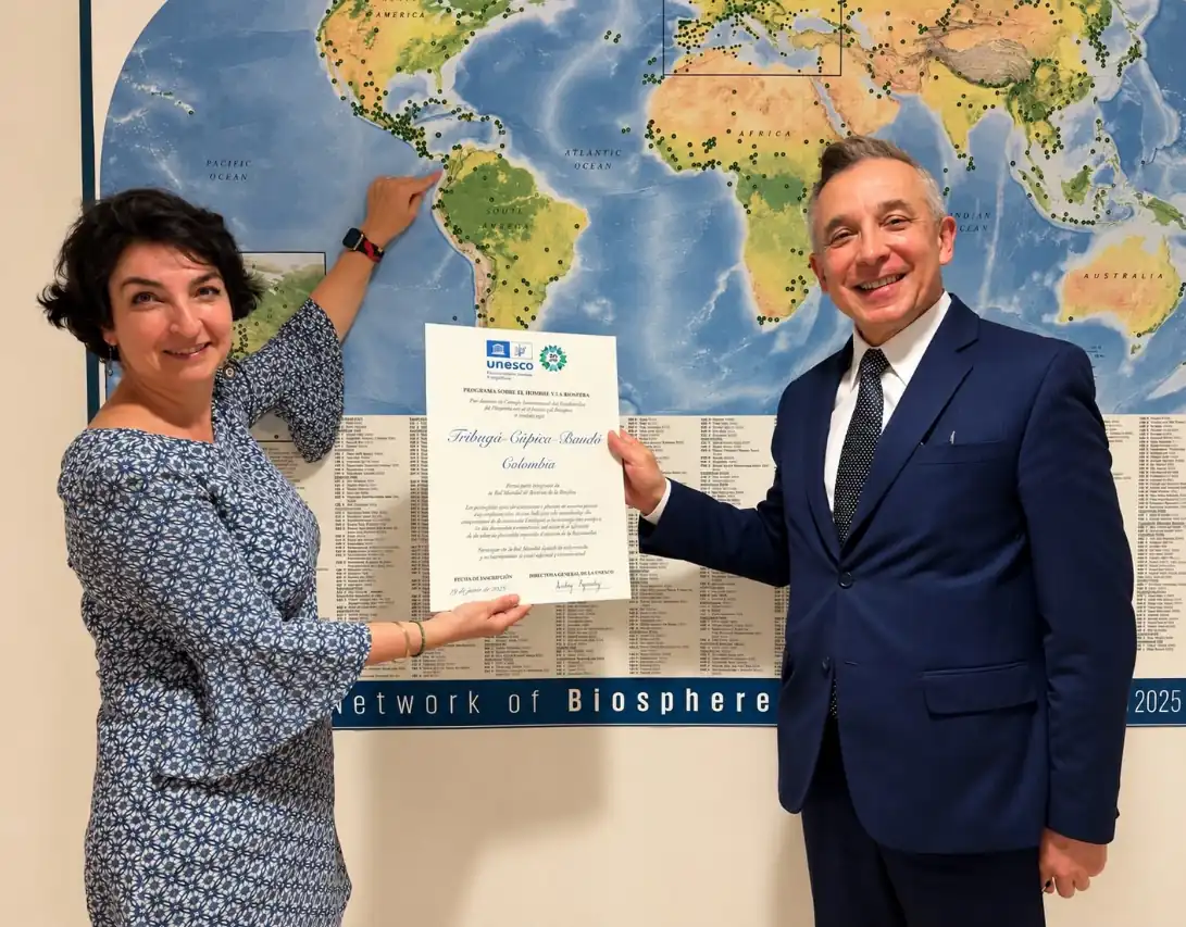 Colombia recibe la certificación oficial de la Reserva de Biosfera “Tribugá-Cupica-Baudó” otorgada por la UNESCO