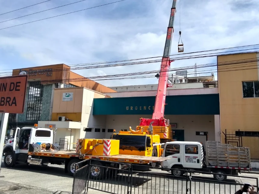 Comienzan trabajos de demolición en algunas áreas del Hospital San Jorge para disminuir los riesgos