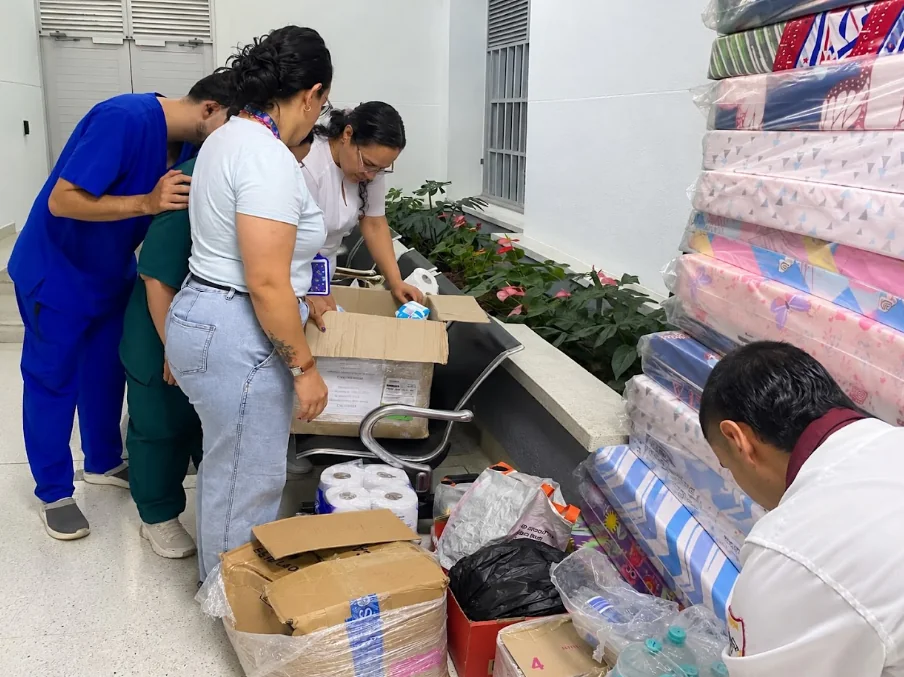 Centro de acopio del Hospital Mental de Risaralda sigue recibiendo ayudas para colaboradores y pacientes damnificados