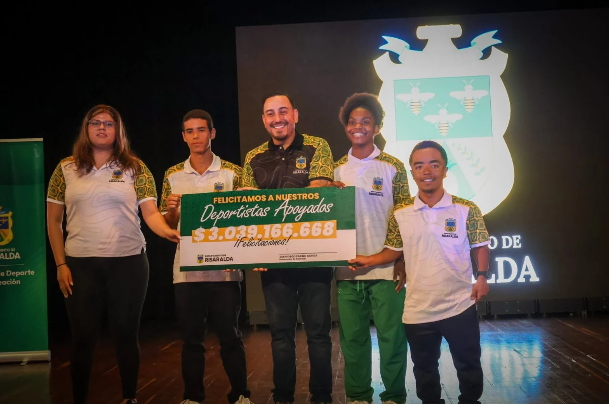 Gobernación de Risaralda le sigue cumpliendo con el apoyo a sus deportistas