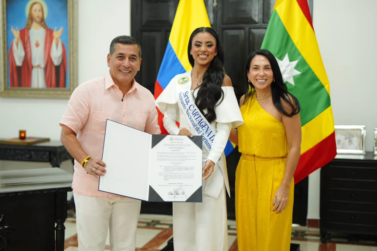Faylín Rodríguez Franco es designada por el alcalde Dumek Turbay como Miss Cartagena 2026 para el Reinado Nacional del Turismo