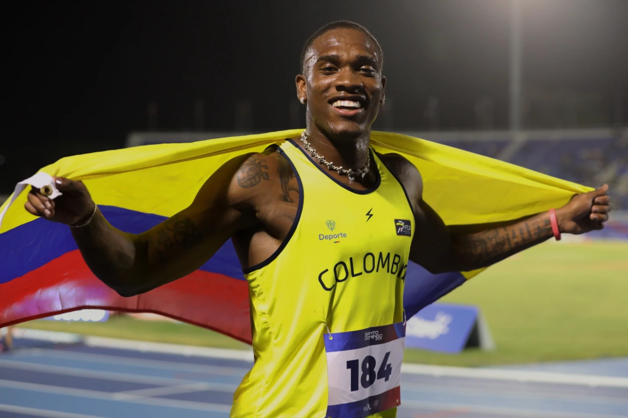 ¡Ronal Longa, la gran atracción del atletismo en los Juegos Suramericanos!