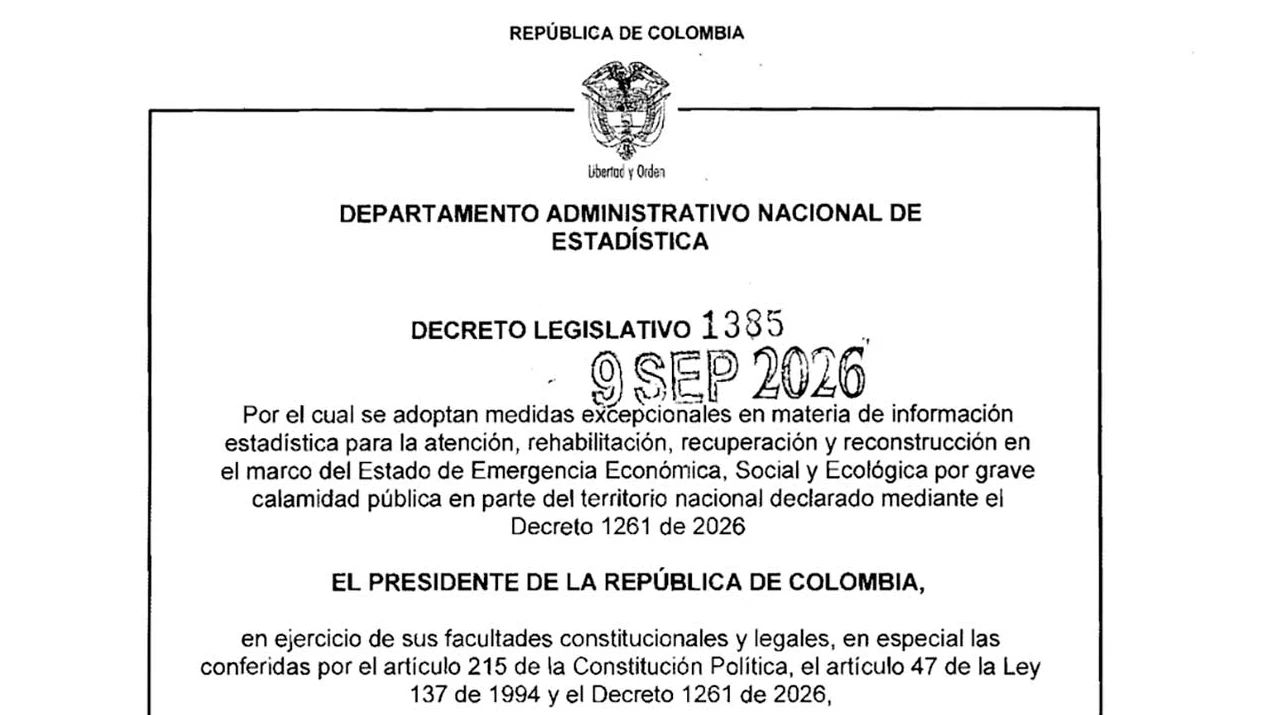 Decreto 1385 permite acceder a información reservada del DANE, para avanzar en la reconstrucción de las zonas afectadas por el terremoto del 10 de agosto