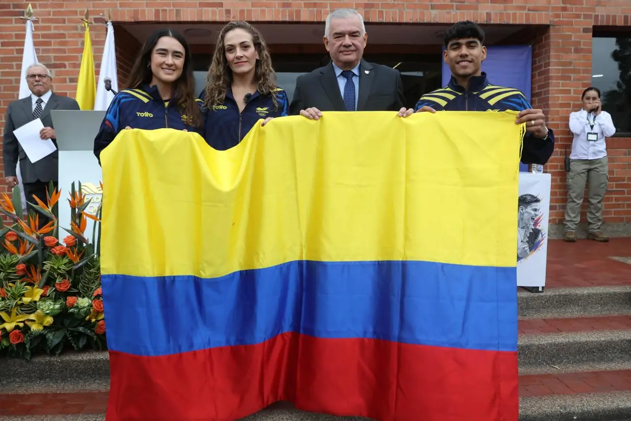 Abanderada la delegación colombiana a Juegos Suramericanos Santa Fe 2026