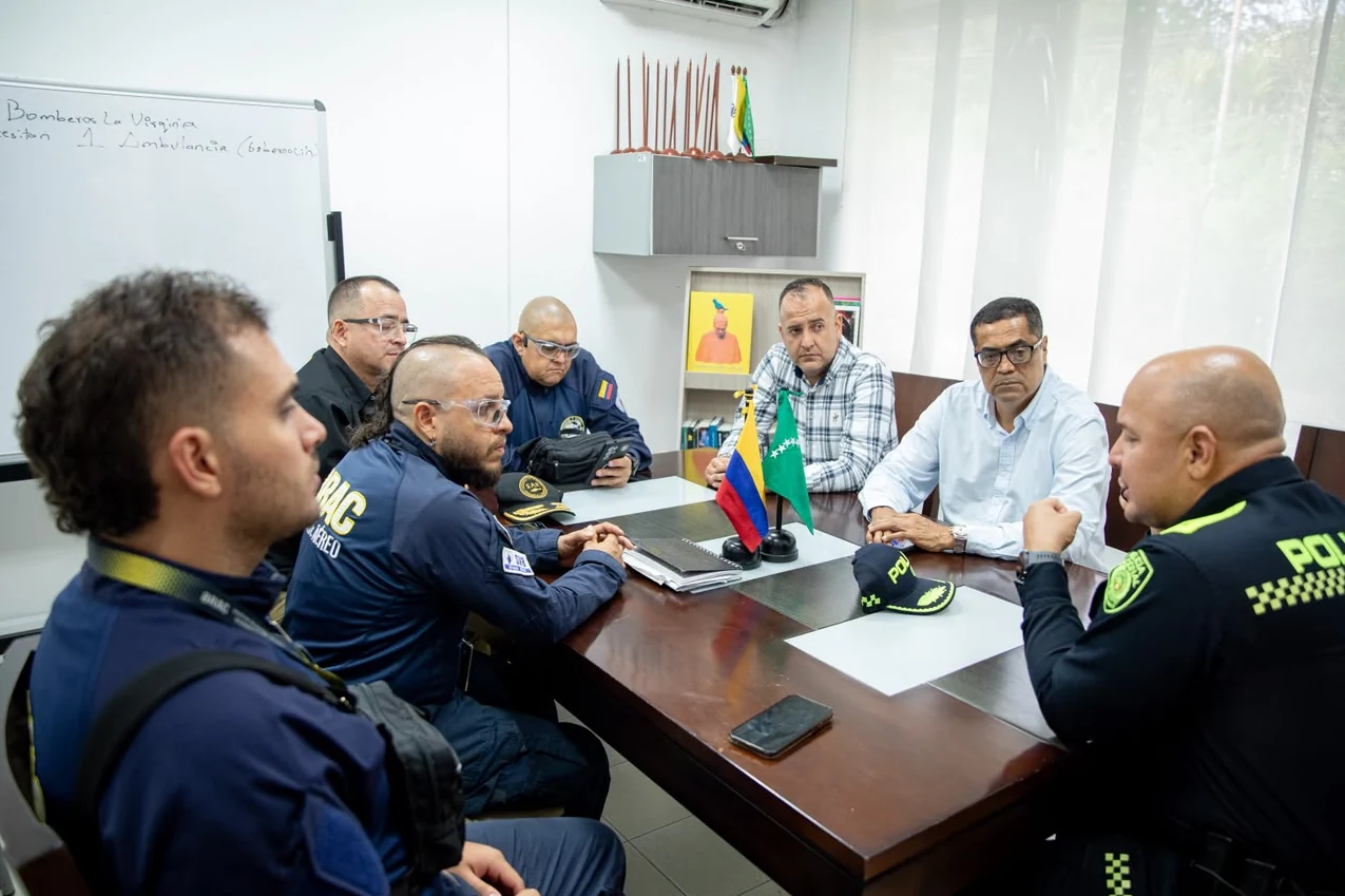Desde Risaralda se coordinan acciones interinstitucionales tras siniestro aéreo en zona rural de Pueblo Rico