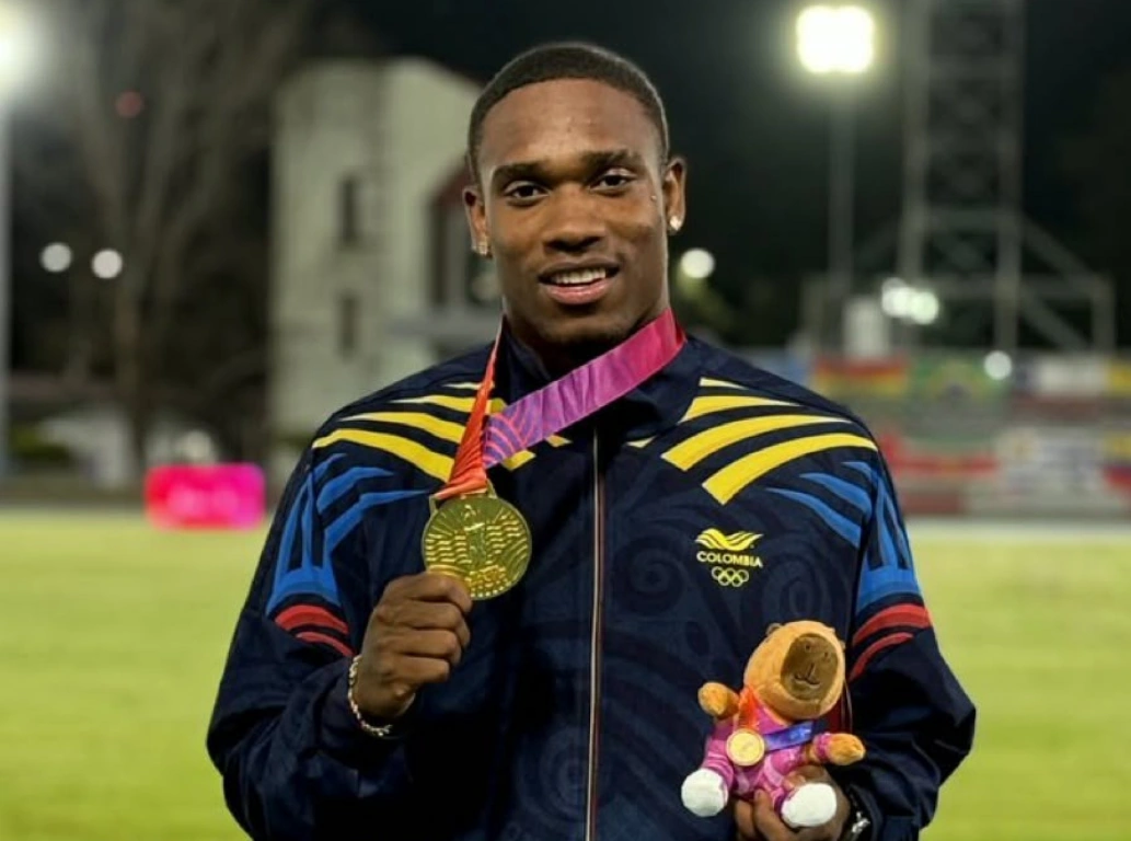 ¡Colombia tiene al atleta más veloz de Suramérica! Ronal Longa, bicampeón en Santa Fe
