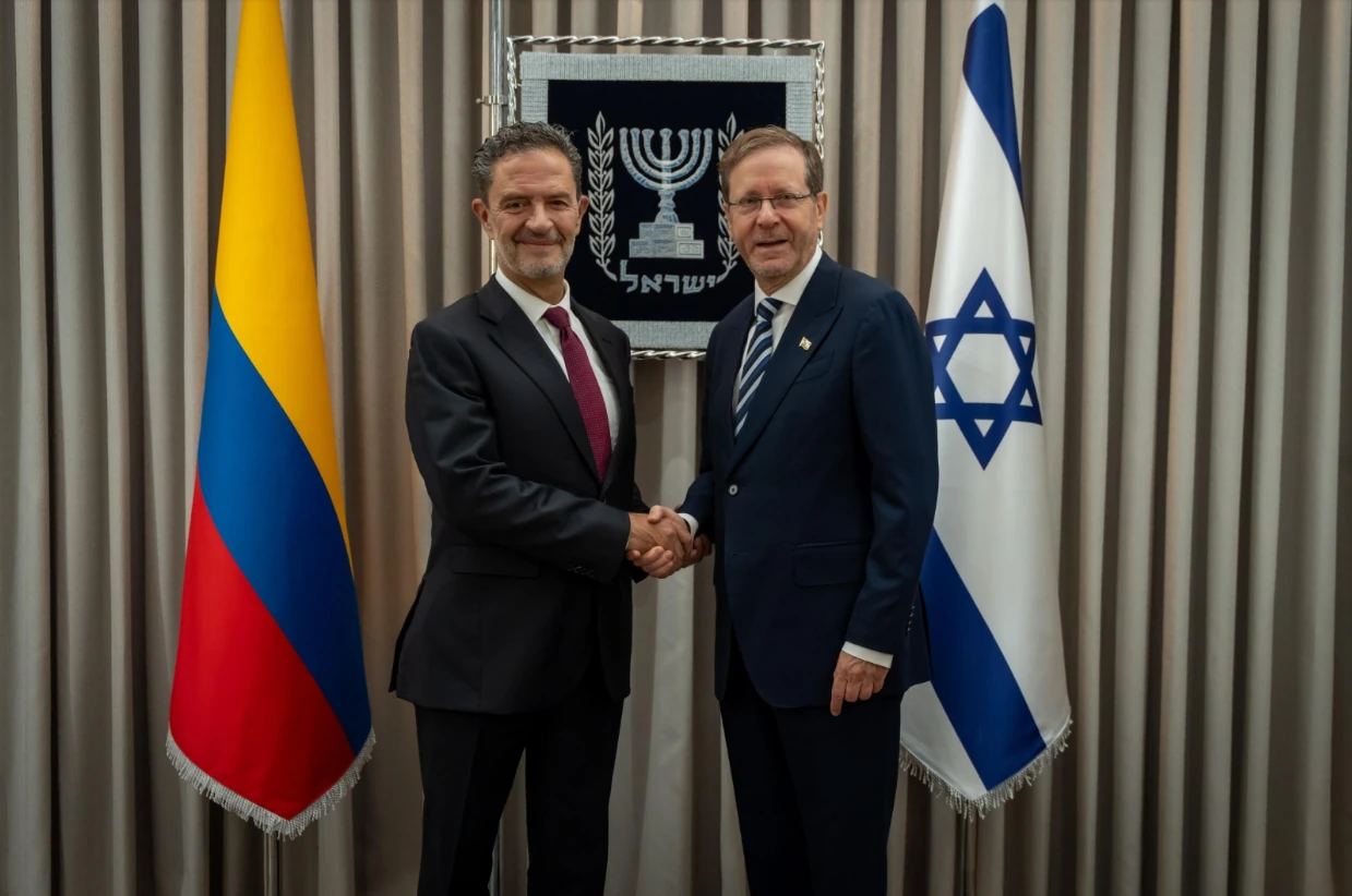 Canciller Omar Bula culmina visita oficial a Israel con reunión de alto nivel con el presidente Isaac Herzog