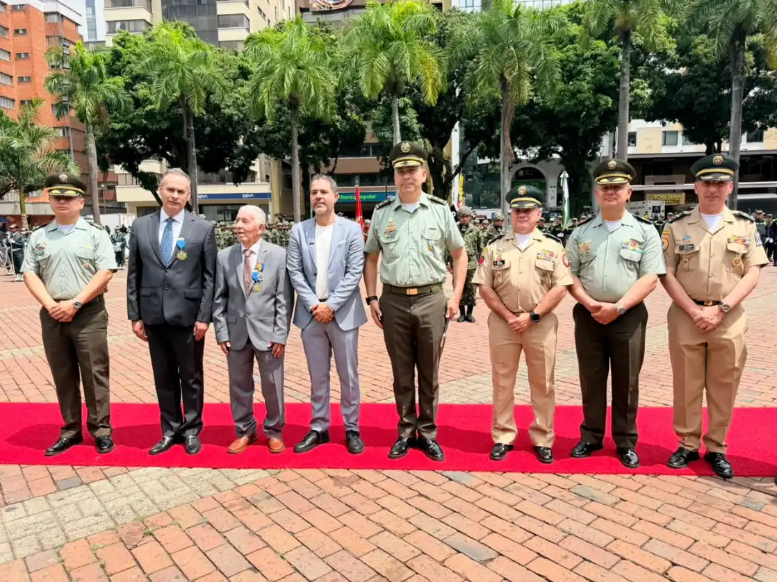 Gobernación de Risaralda conmemora el Día Cívico del Veterano exaltando el sacrificio de la Fuerza Pública y ratificando la inversión en seguridad